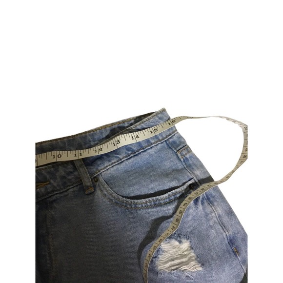 Future Collective Slightly Distressed Bermudas with Alain Noelle New Size 8 - Picture 6 of 9